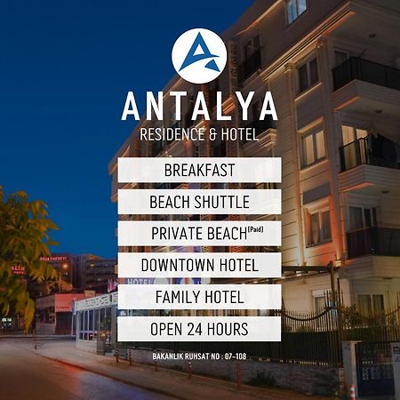 Antalya Residence Hotel Dış mekan fotoğraf